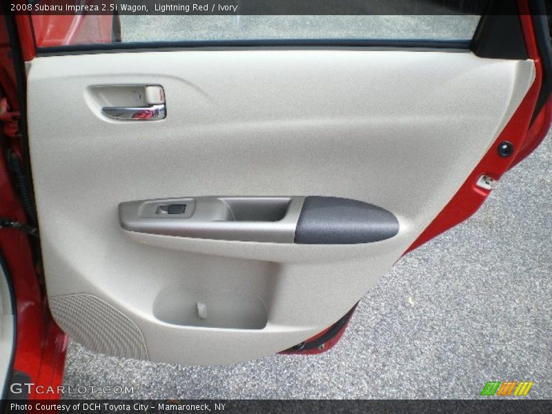 Lightning Red / Ivory 2008 Subaru Impreza 2.5i Wagon