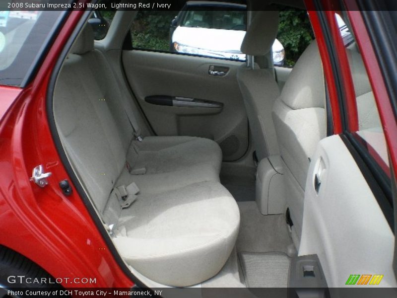 Lightning Red / Ivory 2008 Subaru Impreza 2.5i Wagon