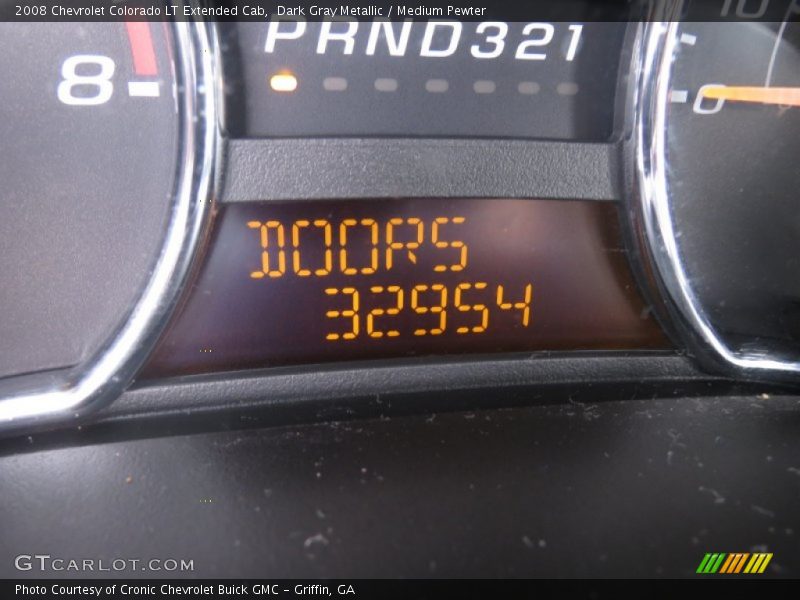 Dark Gray Metallic / Medium Pewter 2008 Chevrolet Colorado LT Extended Cab