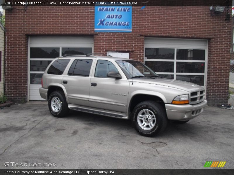 Light Pewter Metallic / Dark Slate Gray/Taupe 2001 Dodge Durango SLT 4x4