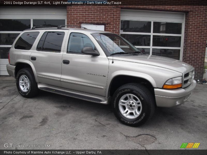 Light Pewter Metallic / Dark Slate Gray/Taupe 2001 Dodge Durango SLT 4x4