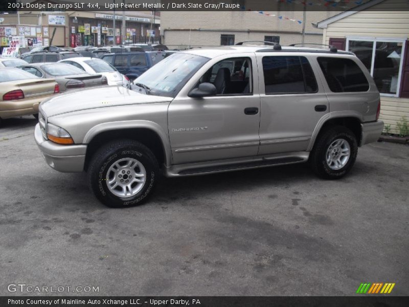 Light Pewter Metallic / Dark Slate Gray/Taupe 2001 Dodge Durango SLT 4x4