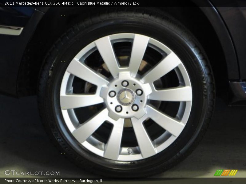 Capri Blue Metallic / Almond/Black 2011 Mercedes-Benz GLK 350 4Matic