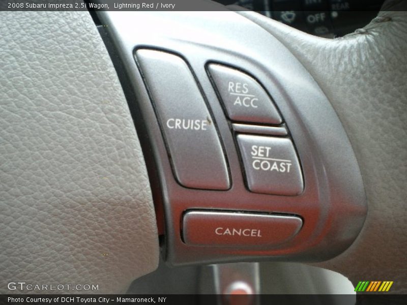 Lightning Red / Ivory 2008 Subaru Impreza 2.5i Wagon