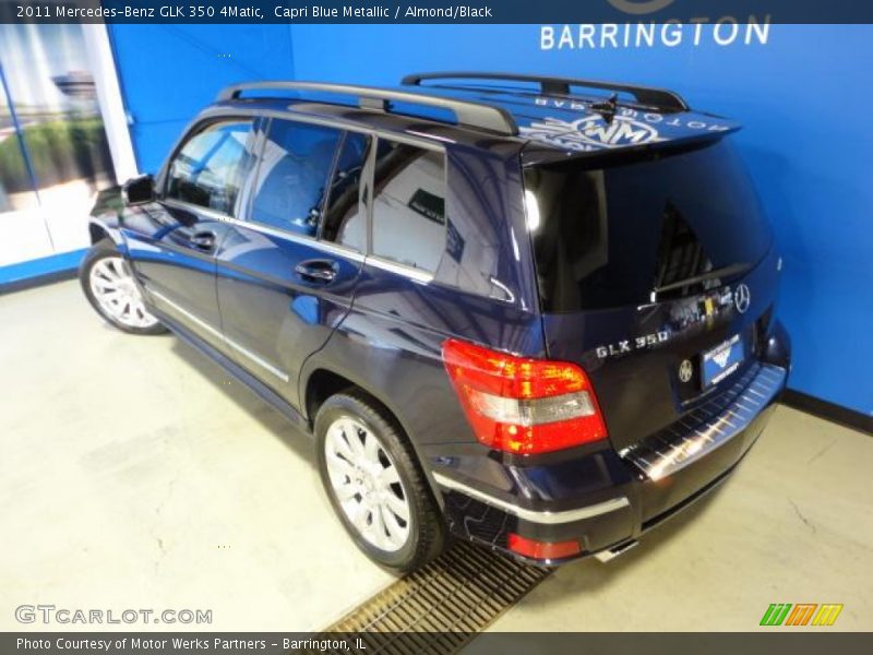 Capri Blue Metallic / Almond/Black 2011 Mercedes-Benz GLK 350 4Matic