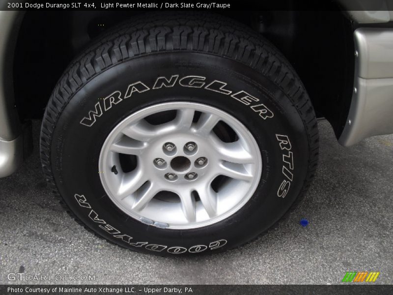 Light Pewter Metallic / Dark Slate Gray/Taupe 2001 Dodge Durango SLT 4x4