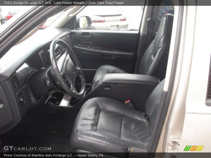 Light Pewter Metallic / Dark Slate Gray/Taupe 2001 Dodge Durango SLT 4x4