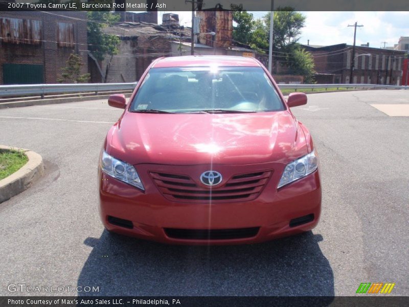 Barcelona Red Metallic / Ash 2007 Toyota Camry LE