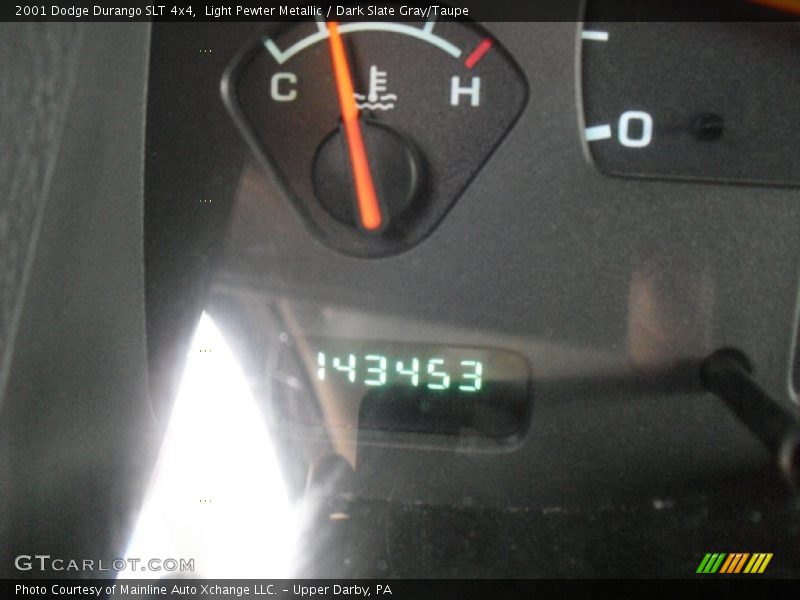Light Pewter Metallic / Dark Slate Gray/Taupe 2001 Dodge Durango SLT 4x4
