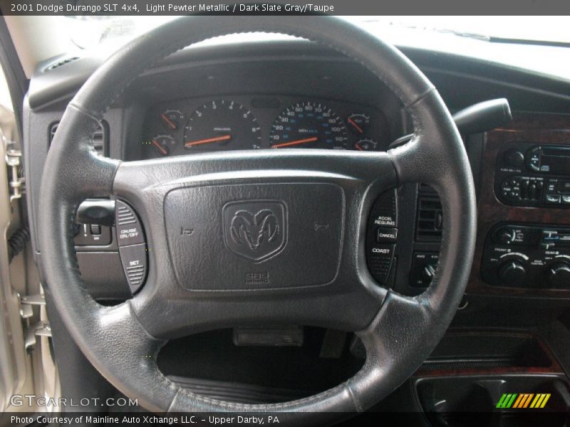 Light Pewter Metallic / Dark Slate Gray/Taupe 2001 Dodge Durango SLT 4x4