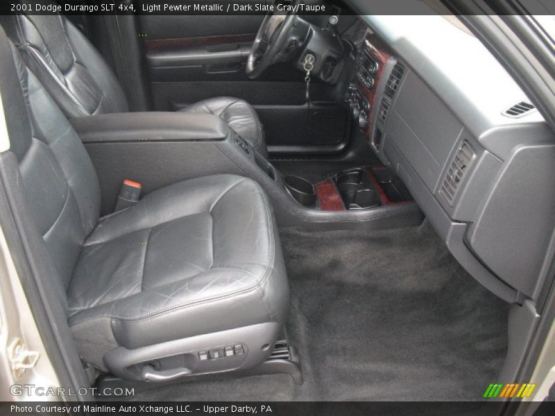 Light Pewter Metallic / Dark Slate Gray/Taupe 2001 Dodge Durango SLT 4x4