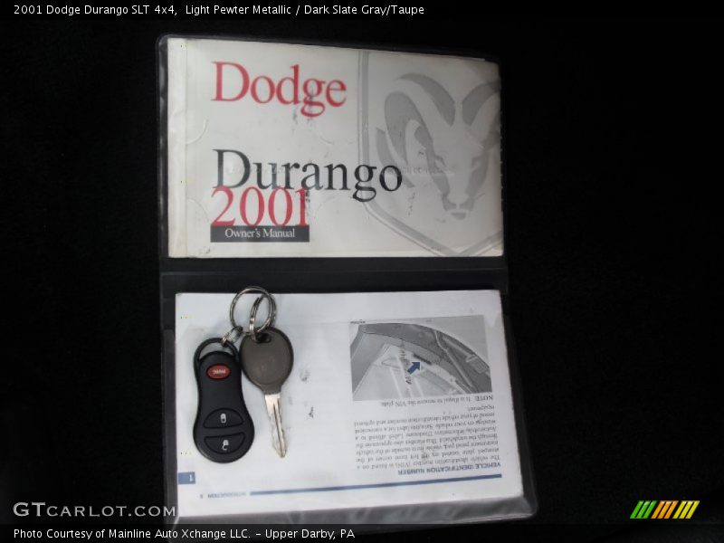 Light Pewter Metallic / Dark Slate Gray/Taupe 2001 Dodge Durango SLT 4x4