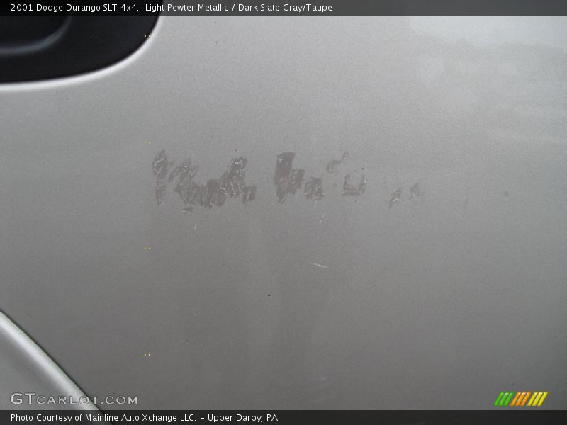 Light Pewter Metallic / Dark Slate Gray/Taupe 2001 Dodge Durango SLT 4x4