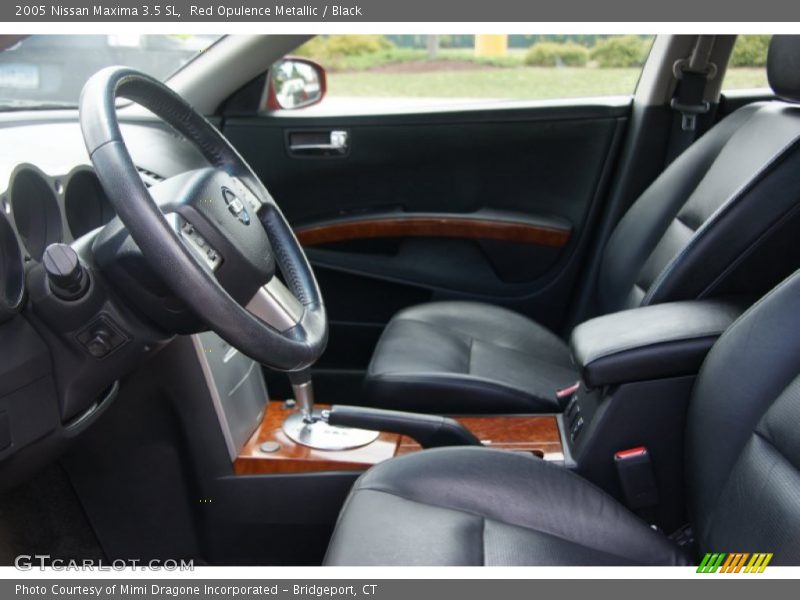 Red Opulence Metallic / Black 2005 Nissan Maxima 3.5 SL