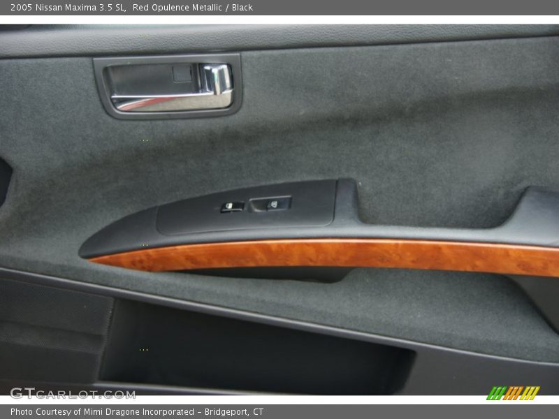 Red Opulence Metallic / Black 2005 Nissan Maxima 3.5 SL