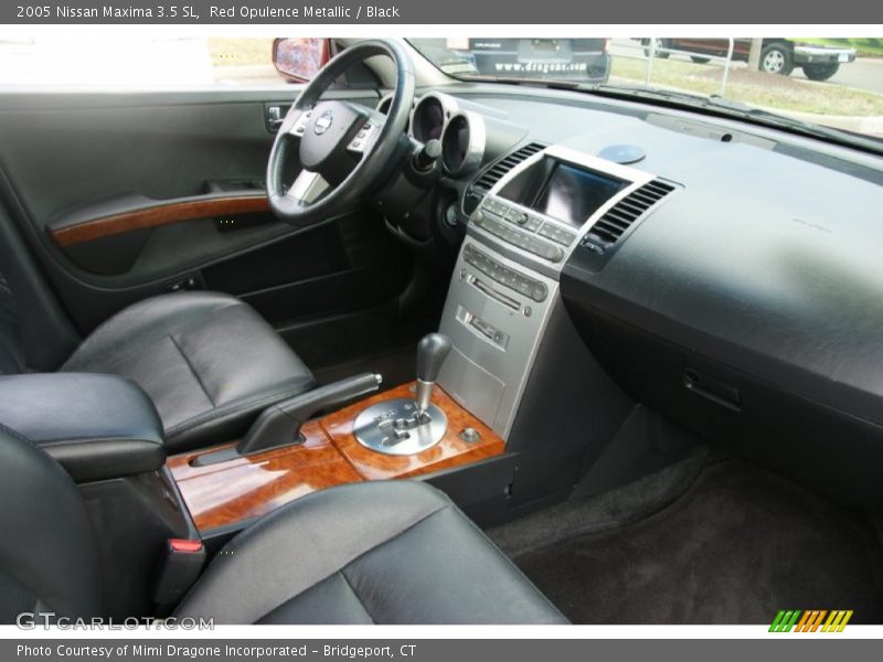 Red Opulence Metallic / Black 2005 Nissan Maxima 3.5 SL