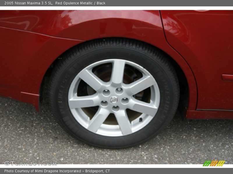 Red Opulence Metallic / Black 2005 Nissan Maxima 3.5 SL