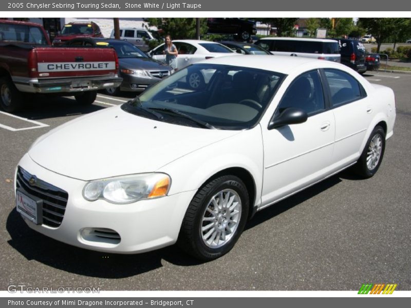 Stone White / Light Taupe 2005 Chrysler Sebring Touring Sedan