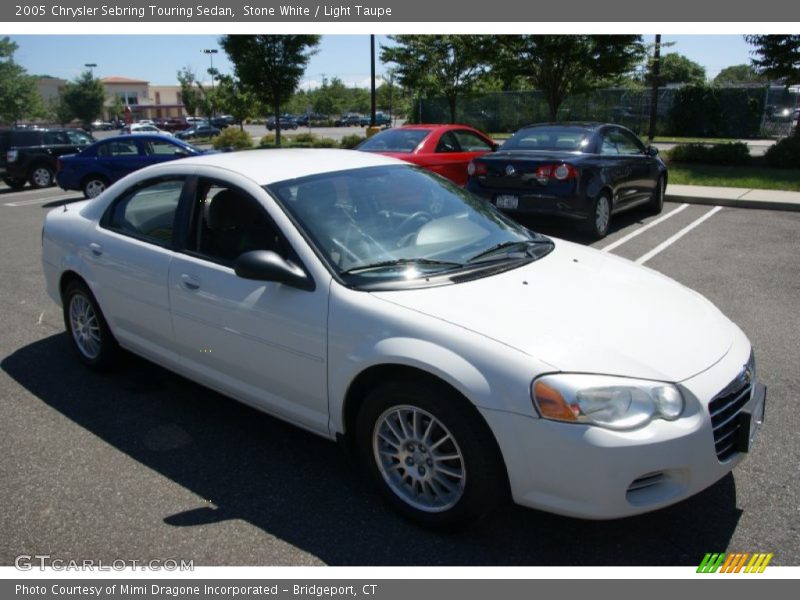 Stone White / Light Taupe 2005 Chrysler Sebring Touring Sedan
