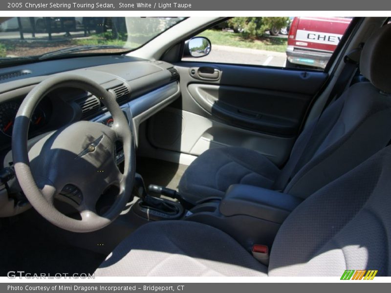 Stone White / Light Taupe 2005 Chrysler Sebring Touring Sedan