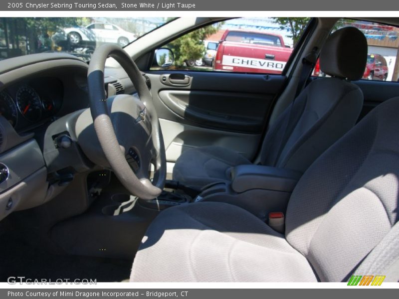 Stone White / Light Taupe 2005 Chrysler Sebring Touring Sedan
