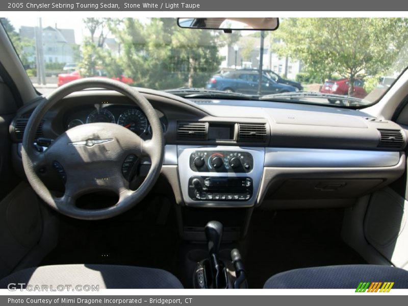Stone White / Light Taupe 2005 Chrysler Sebring Touring Sedan
