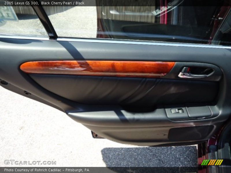 Black Cherry Pearl / Black 2005 Lexus GS 300
