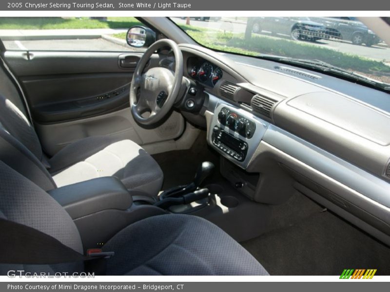 Stone White / Light Taupe 2005 Chrysler Sebring Touring Sedan
