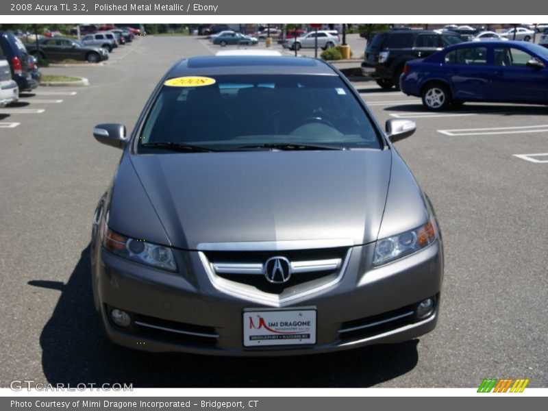 Polished Metal Metallic / Ebony 2008 Acura TL 3.2