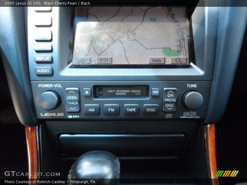 Black Cherry Pearl / Black 2005 Lexus GS 300