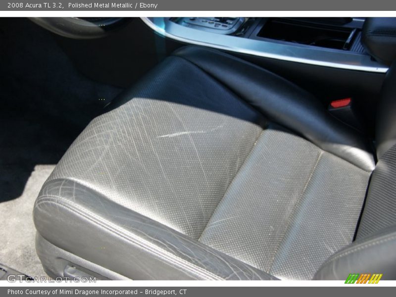 Polished Metal Metallic / Ebony 2008 Acura TL 3.2