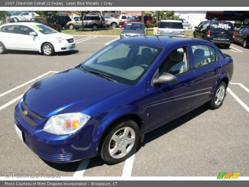 Laser Blue Metallic / Gray 2007 Chevrolet Cobalt LS Sedan