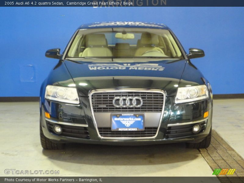 Cambridge Green Pearl Effect / Beige 2005 Audi A6 4.2 quattro Sedan