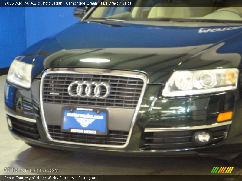 Cambridge Green Pearl Effect / Beige 2005 Audi A6 4.2 quattro Sedan