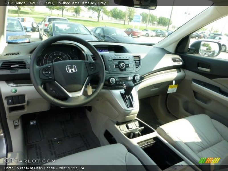 Polished Metal Metallic / Gray 2012 Honda CR-V EX-L 4WD