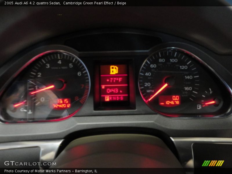  2005 A6 4.2 quattro Sedan 4.2 quattro Sedan Gauges