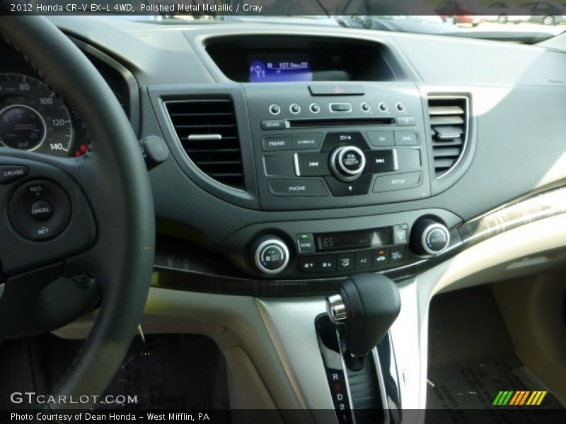 Polished Metal Metallic / Gray 2012 Honda CR-V EX-L 4WD