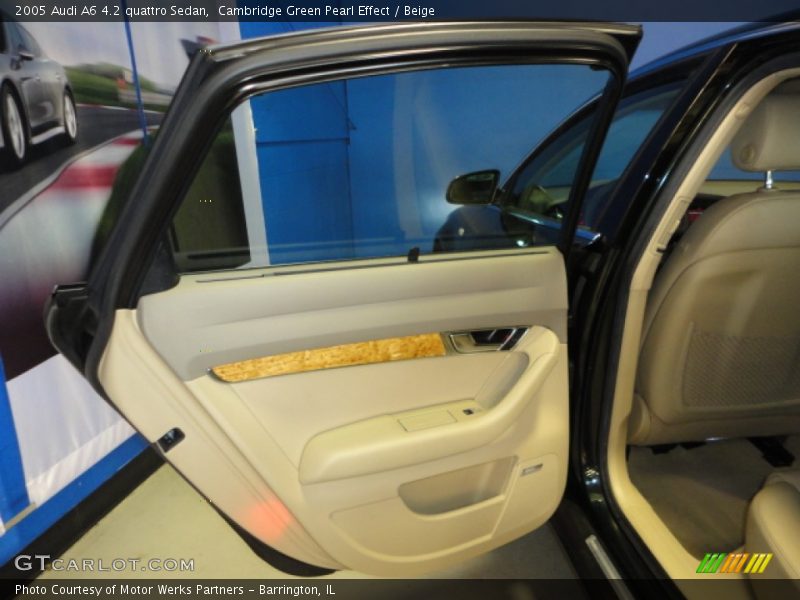 Cambridge Green Pearl Effect / Beige 2005 Audi A6 4.2 quattro Sedan