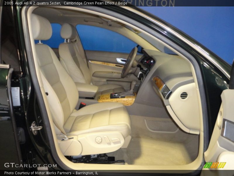 Cambridge Green Pearl Effect / Beige 2005 Audi A6 4.2 quattro Sedan