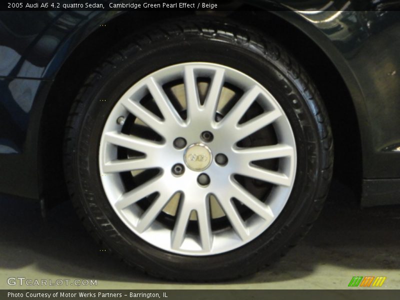 Cambridge Green Pearl Effect / Beige 2005 Audi A6 4.2 quattro Sedan