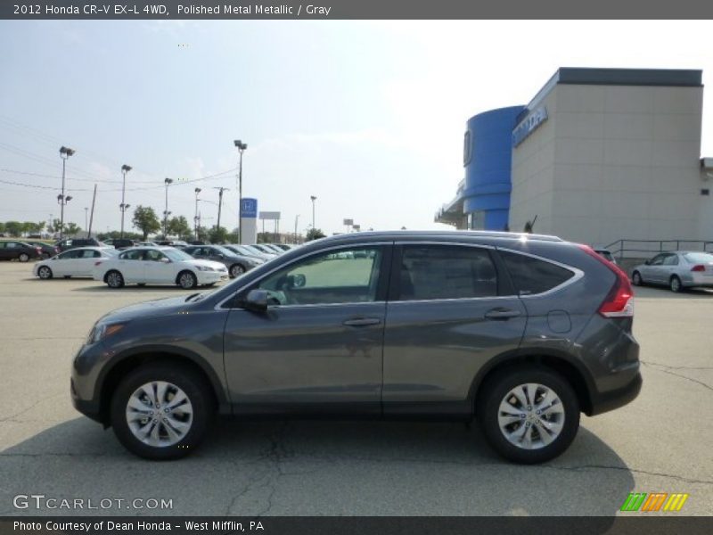 Polished Metal Metallic / Gray 2012 Honda CR-V EX-L 4WD