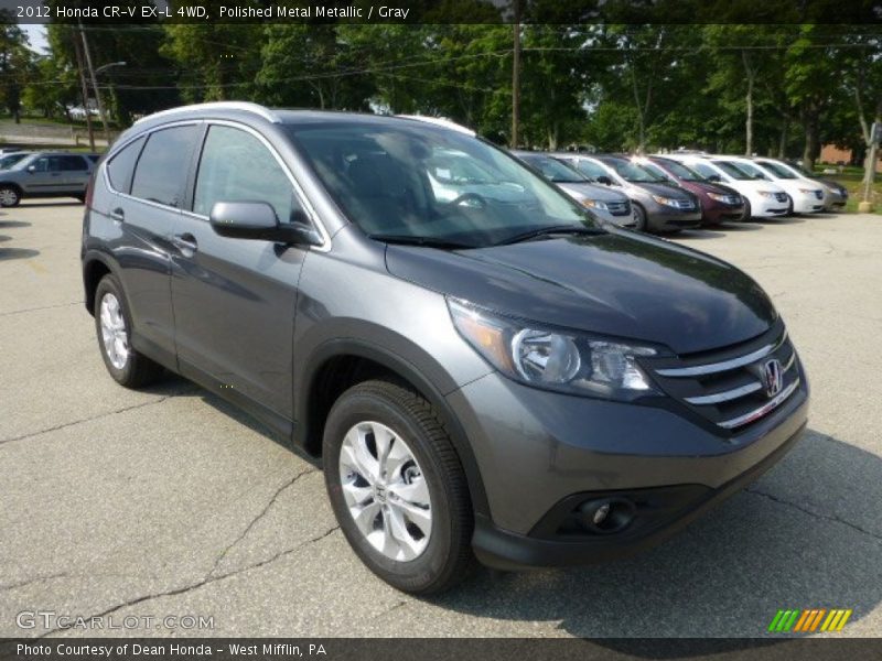 Polished Metal Metallic / Gray 2012 Honda CR-V EX-L 4WD
