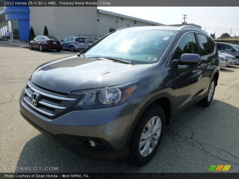 Polished Metal Metallic / Gray 2012 Honda CR-V EX-L 4WD