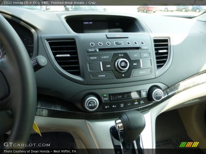 Polished Metal Metallic / Gray 2012 Honda CR-V EX-L 4WD