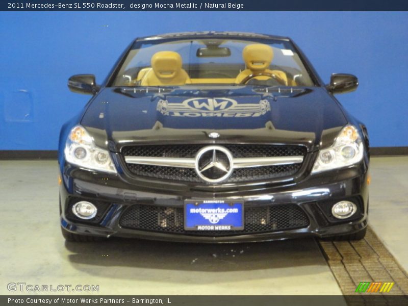 designo Mocha Metallic / Natural Beige 2011 Mercedes-Benz SL 550 Roadster