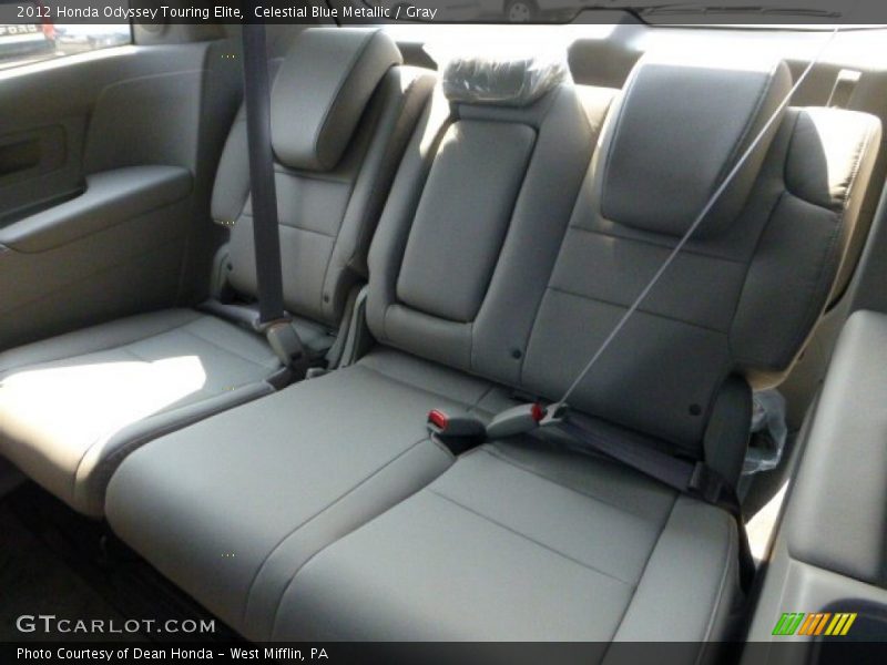 Celestial Blue Metallic / Gray 2012 Honda Odyssey Touring Elite