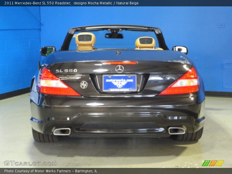 designo Mocha Metallic / Natural Beige 2011 Mercedes-Benz SL 550 Roadster