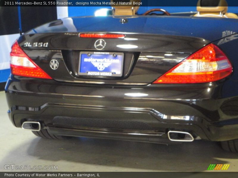 designo Mocha Metallic / Natural Beige 2011 Mercedes-Benz SL 550 Roadster
