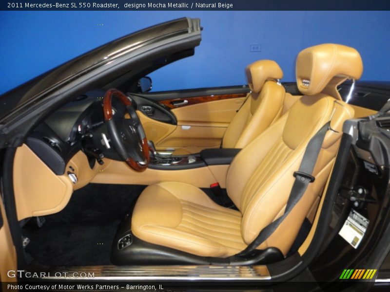 Front Seat of 2011 SL 550 Roadster