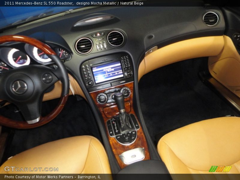 designo Mocha Metallic / Natural Beige 2011 Mercedes-Benz SL 550 Roadster